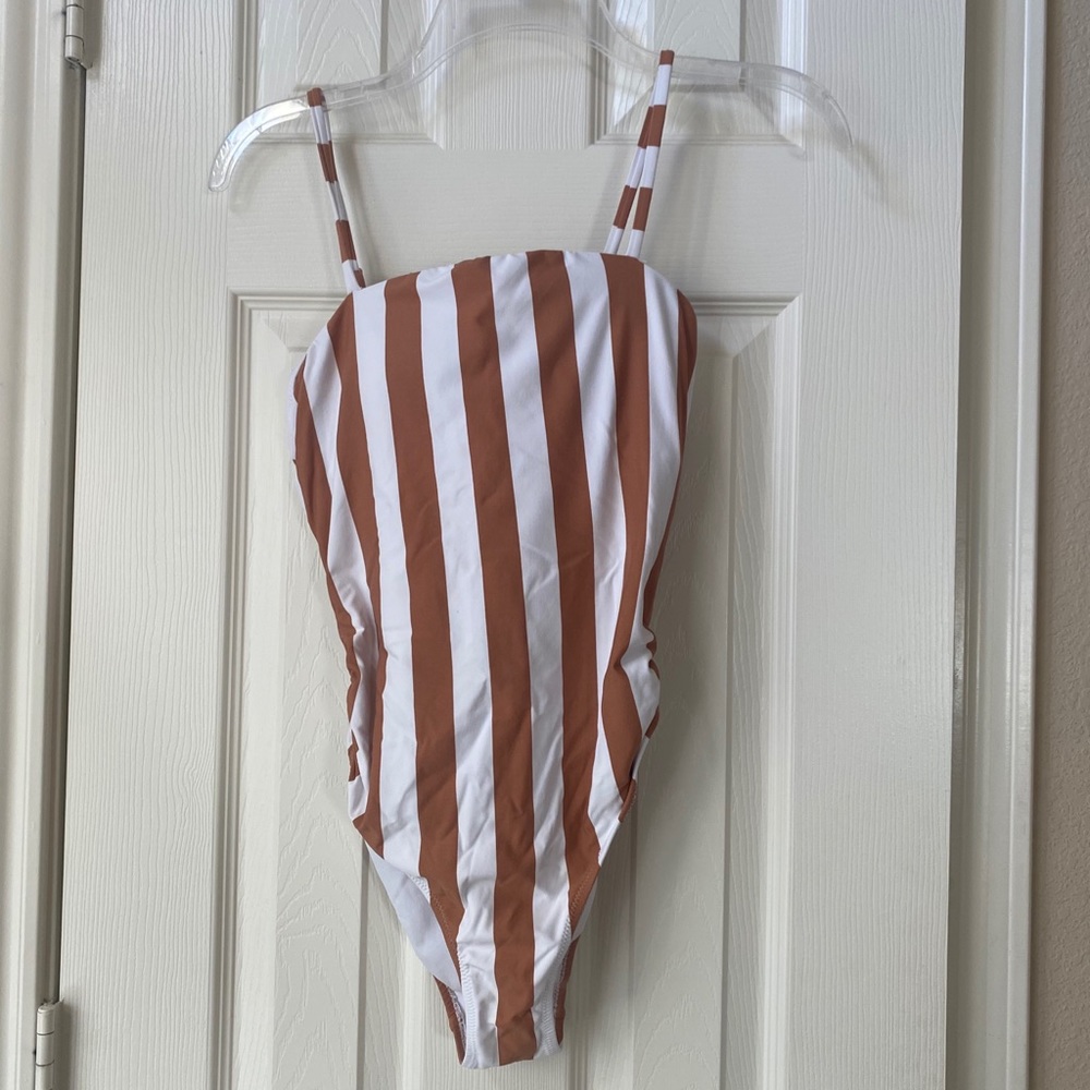 Envya striped swim one piece